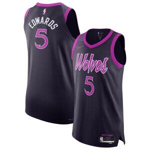 Minnesota Timberwolves Anthony Edwards Nike Purple 2025/26 - Size XL